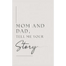 Mom and Dad, Tell Me Your Story