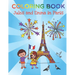 Jules and Emma: coloring book for children from 4 to 10 years old, Paris, 20 pages, travel, learn, relax by coloring the monuments of