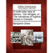 A North-Side View of Slavery: The Refugee, Or, the Narratives of Fugitive Slaves in Canada.