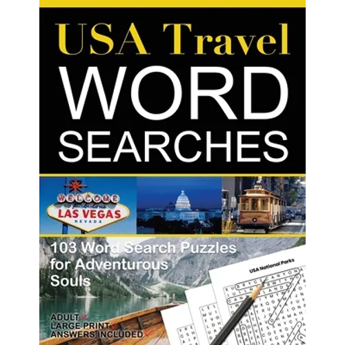 USA Travel Word Searches: 103 Word Search Puzzles for Adventurous Souls