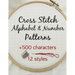 Cross Stitch Alphabet & Number Patterns