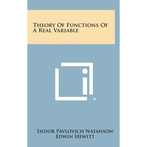 Theory of Functions of a Real Variable