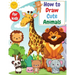 How to Draw Cute Animals for kids: Drawning for kids ages 4-8. 8-12 Creative Exercises for Little Hands with Big Imaginations