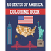 50 States Of America Coloring Book: Fifty State Maps with Capitals and Symbols like Motto Bird Mammal Flower Butterfly or Fruit Perfect Easy To Color