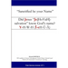 Did Jesus "Je[hovah]-salvation" know God's name?