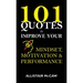 101 Quotes to Improve your Mindset, Motivation & Performance