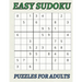 Easy Sudoku Puzzles for Adults: Large-print easy sudoku puzzles for adults puzzle book with 50 games to enjoy