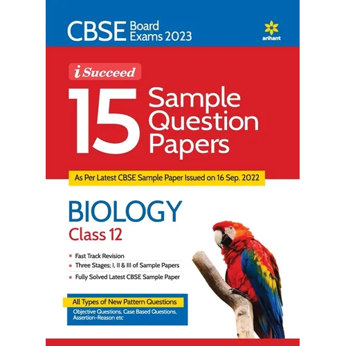 CBSE Board Exam 2023 I-Succeed 15 Sample Question Papers - BIOLOGY Class 12th