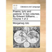 Poems, Lyric and Pastoral. in Two Volumes. by Edward Williams, ... Volume 1 of 2