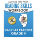 ILLINOIS TEST PREP Reading Skills Workbook Daily IAR Practice Grade 4: Preparation for the Illinois Assessment of Readiness ELA/Literacy Tests