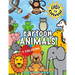 EASY to DRAW Cartoon Animals: Draw & Color 26 Cute Animals