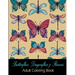 Butterflies, Dragonflies & Flowers: Adult Coloring Book
