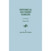 Historical Southern Families. in 23 Volumes. Volume XIV