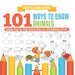 How to Draw Books. 101 Ways to Draw Animals. Simple Step-by-Step Instructions for Intermediate Artists. Focus on Lines, Shapes and Forms to Improve Fi
