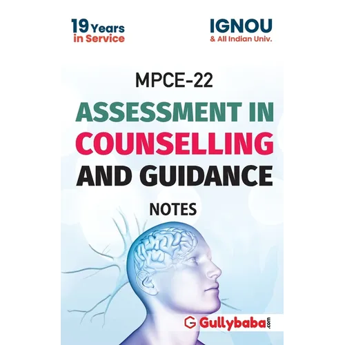MPCE-022 Assessment In Counselling And Guidance Notes - 2018