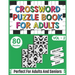 Crossword Puzzle Book For Adults: 80 Easy-To-Read Crossword Puzzles Book For Adults Women Men Medium To Difficult Level