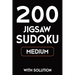 200 Jigsaw Sudoku Medium With Solution: 9x9, Puzzle Book, 2 puzzles per page