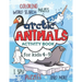 Arctic Animals Activity Book for Kids 4-9: Workbook Full of Coloring and Other Activities Such as Mazes, Cut and Paste, Dot to Dot, Word Search, Puzzl