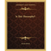 Is This Theosophy?