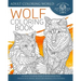 Wolf Coloring Book: An Adult Coloring Book of 40 Zentangle Wolf Designs with Henna, Paisley and Mandala Style Patterns