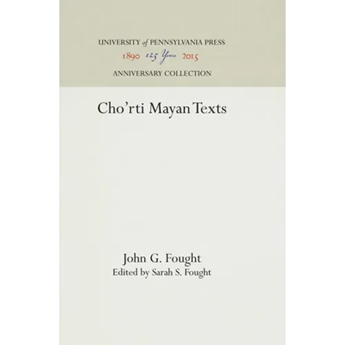 Cho'rti Mayan Texts