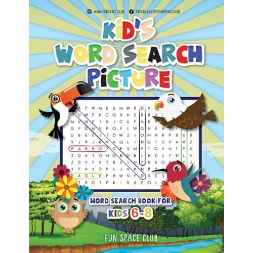 Kid's Word Search Picture: Word Search Book For Kids 6-8