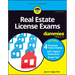 Real Estate License Exams for Dummies: Book + 4 Practice Exams + 525 Flashcards Online
