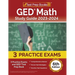 GED Math Study Guide 2023-2024: 3 Practice Exams and GED Test Prep Book [6th Edition]