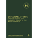 Untamable Texts: Literary Studies and Narrative Theory in the Books of Samuel