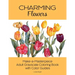 Charming Flowers: Make-a-Masterpiece Adult Grayscale Coloring Book with Color Guides