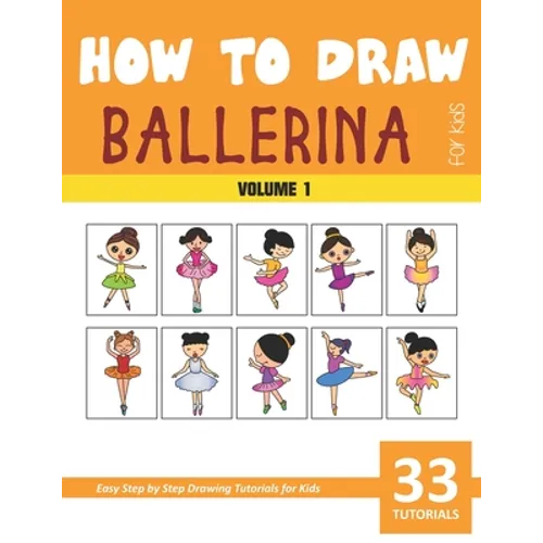 How to Draw Ballerina for Kids - Vol 1