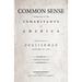 Common Sense: The Origin and Design of Government