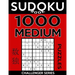 Sudoku Book 1,000 Medium Puzzles: Sudoku Puzzle Book With Only One Level of Difficulty