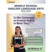 Praxis Middle School English Language Arts 0049, 5049 Teacher Certification Study Guide Test Prep