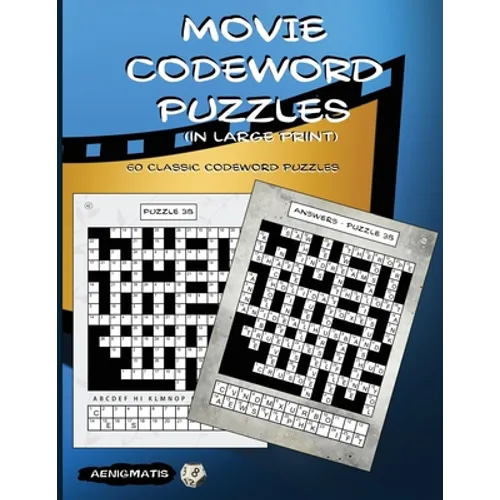 Movie Codeword Puzzles (in large print)