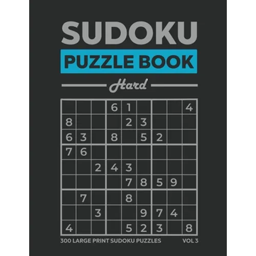 Sudoku Puzzle Book 300 Hard
