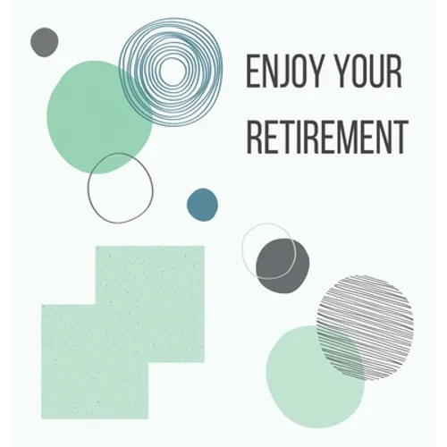 Happy Retirement Guest Book with lined pages (hardback)