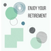 Happy Retirement Guest Book with lined pages (hardback)