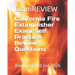 California Fire Extinguisher Exam Self Practice Review Questions