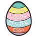 Let's Color Easter Eggs Coloring Book for Kids ages 1 - 4: 25 Big and Easy Easter Eggs to Color and Draw Your Own Patterns