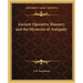 Ancient Operative Masonry and the Mysteries of Antiquity