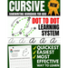 Cursive Handwriting Workbook For Kids: Dot To Dot Cursive Practice Book (Beginning Cursive)