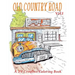 Old Country Road: Adult coloring book