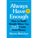 Always Have Enough: How to Build Wealth When You Don't Come from Money--Featuring a 6-Week Kickstart Plan