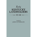 Early Kentucky Landholders, 1787-1811