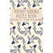 Pocket Sudoku Puzzle Book: Challenge Level - 150 puzzles 9x9 & 16x16 grids Koi Fish Pattern Blue Travel Size Paperback Notebook
