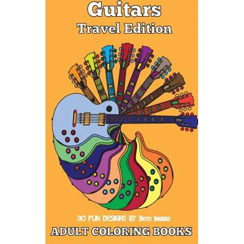 Adult Coloring Books: Guitars