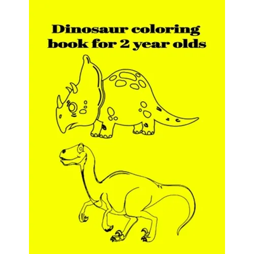 Dinosaur coloring book for 2 year olds