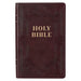 KJV Bible Deluxe Gift (Faux Leather, Dark Brown)