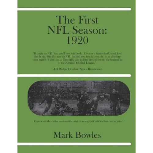 The First NFL Season: 1920